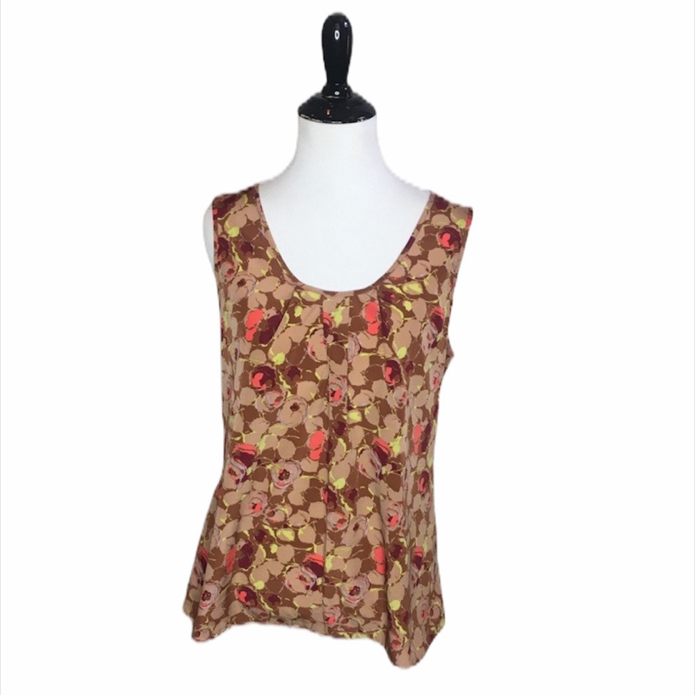 GAP Sleeveless Floral Blouse Size Small